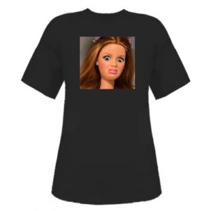 Koszulka premium oversize damska Barbie z niezadowoloną miną