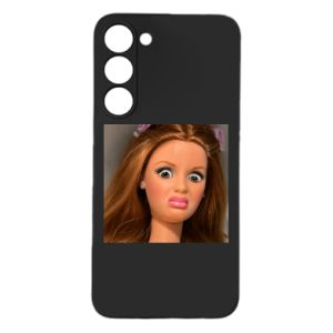 Etui na Samsung S24 Plus Barbie z niezadowoloną miną - PrintSalon Etui na Samsung S24 Plus Barbie z niezadowoloną miną