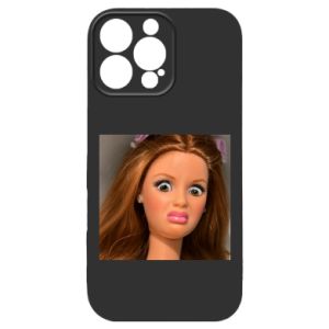 Etui na iPhone 16 Pro Max Barbie z niezadowoloną miną