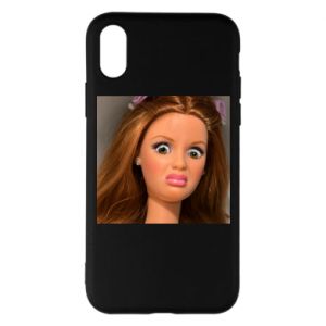 Etui na iPhone X/Xs Barbie z niezadowoloną miną