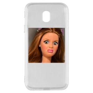 Etui na Samsung J3 2017 Barbie z niezadowoloną miną