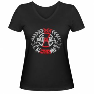 Koszulki V-neck damskie