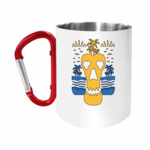 Kubki metalowe z uszkiem karabińczykiem