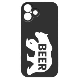 Etui na iPhone 16 Plus beer bear