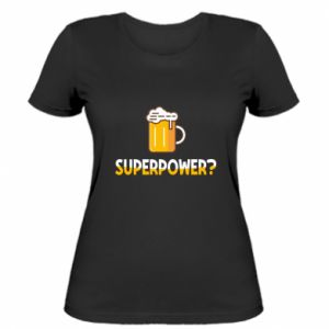 Koszulka damska Beer is a superpower?