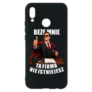 Etui na Huawei P20 Lite Beze mnie ta firma nie istniejesz