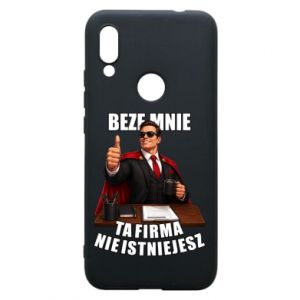 Etui na Xiaomi Redmi 7 Beze mnie ta firma nie istniejesz