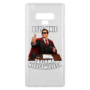 Etui na Samsung Note 9 Beze mnie ta firma nie istniejesz