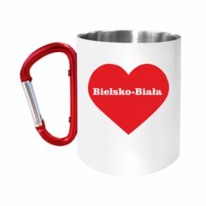 Kubki metalowe z uszkiem karabińczykiem