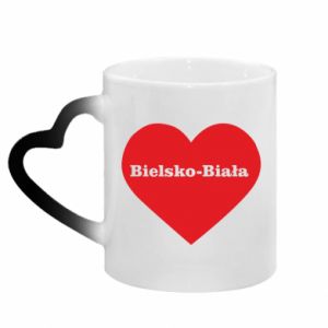 Kubki magiczne z uchwytem w kształcie serca