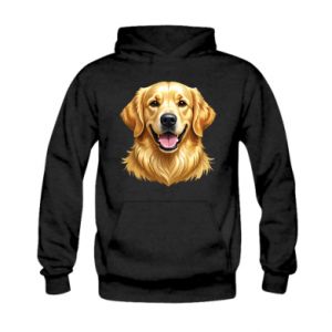 Bluza z kapturem dziecięca  (M) Złoty retriever (WYPRZEDAŻ)