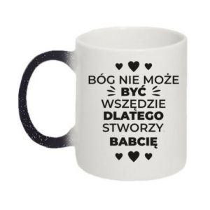 Kubki zmieniające kolor brokatowe