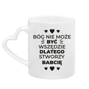 Kubki z uchwytem w kształcie serca