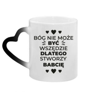 Kubki magiczne z uchwytem w kształcie serca