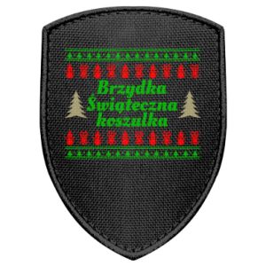 Naszywka tarcza na Nowy Rok Brzydka świąteczna koszulka