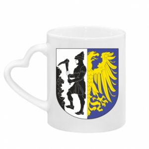 Kubki z uchwytem w kształcie serca