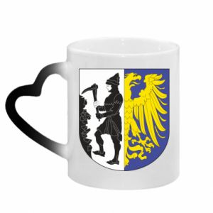 Kubki magiczne z uchwytem w kształcie serca