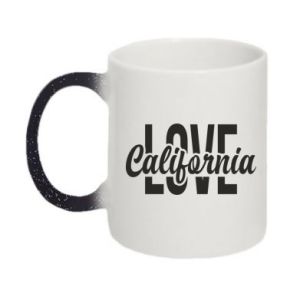 Kubek-zmieniający kolor brokatowy California love
