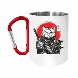 Kubki metalowe z uszkiem karabińczykiem