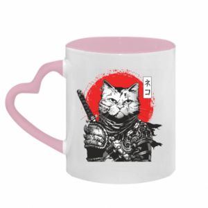 Kubki z uchwytem w kształcie serca dwukolorowe