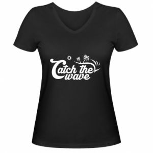 Koszulki V-neck damskie
