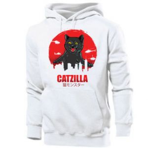 Bluza z kapturem męska z kotami Catzilla