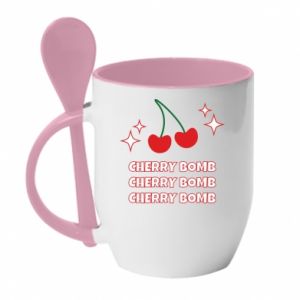 Kubki z ceramicznymi łyżkami
