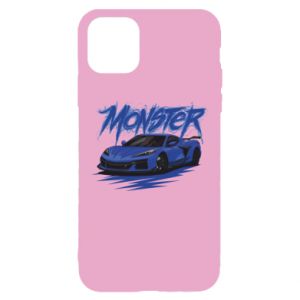 Etui na iPhone 11 Pro Max Chevrolet Corvette niebieski