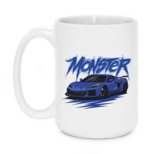 Kubek 450ml Chevrolet Corvette niebieski