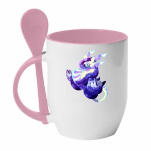 Kubki z ceramicznymi łyżkami