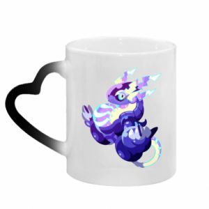 Kubki magiczne z uchwytem w kształcie serca