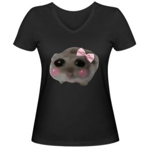 Koszulki V-neck damskie