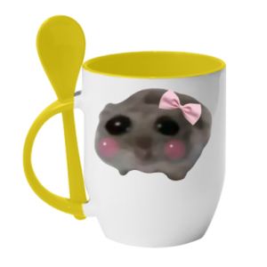 Kubki z ceramicznymi łyżkami