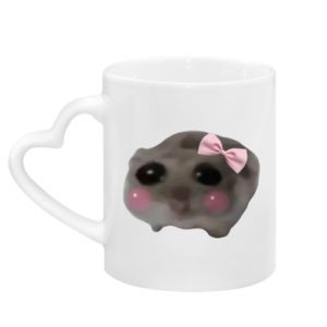 Kubki z uchwytem w kształcie serca