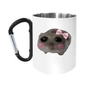 Kubki metalowe z uszkiem karabińczykiem