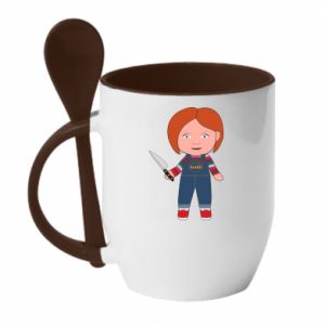 Kubki z ceramicznymi łyżkami