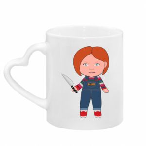 Kubki z uchwytem w kształcie serca