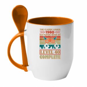 Kubki z ceramicznymi łyżkami