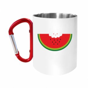 Kubki metalowe z uszkiem karabińczykiem