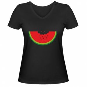 Koszulki V-neck damskie