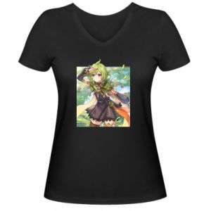 Koszulki V-neck damskie