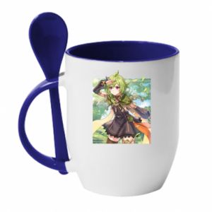Kubki z ceramicznymi łyżkami