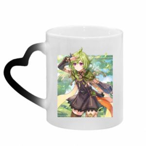 Kubki magiczne z uchwytem w kształcie serca