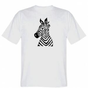 Koszulka męska z zebrami Colorful zebra