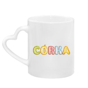 Kubki z uchwytem w kształcie serca