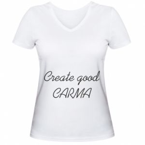 Koszulki V-neck damskie