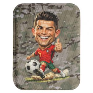 Naszywka prostokątna zaokrąglona Cristiano Ronaldo