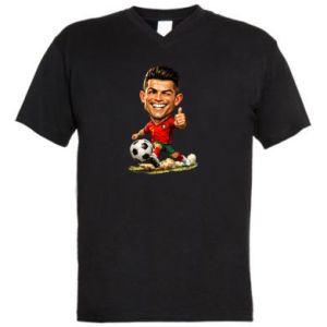 Koszulka V-neck męska Cristiano Ronaldo
