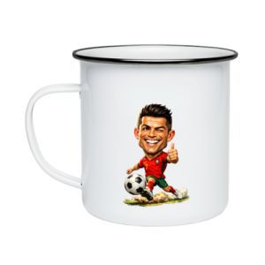 Kubek emaliowany Cristiano Ronaldo