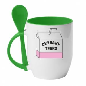 Kubki z ceramicznymi łyżkami